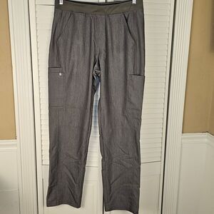 Figs Mens Gray Axim‎ Cargo Scrub Pants Large